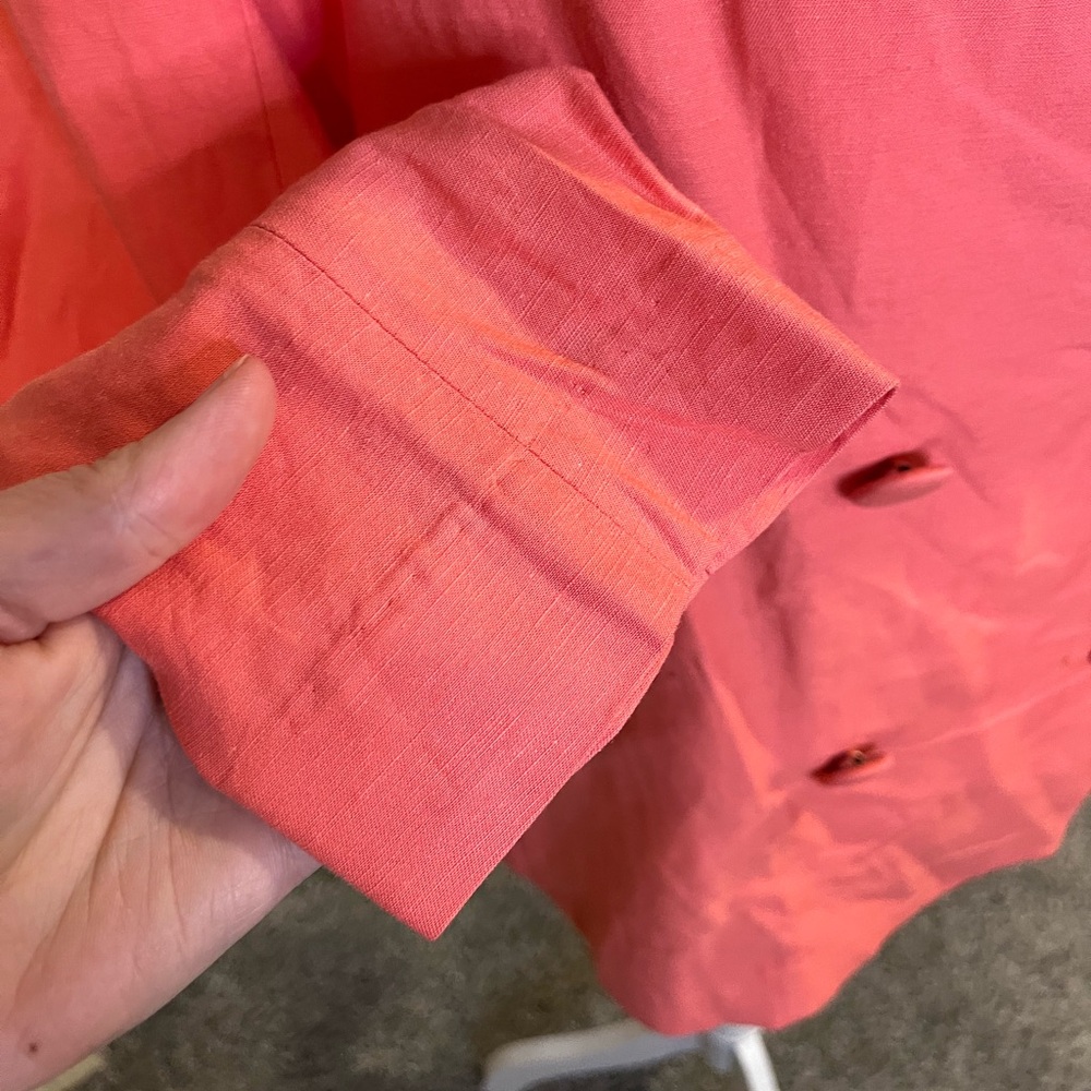 Steve Madden Orange Double-Breasted Blazer - Picture 5 of 8